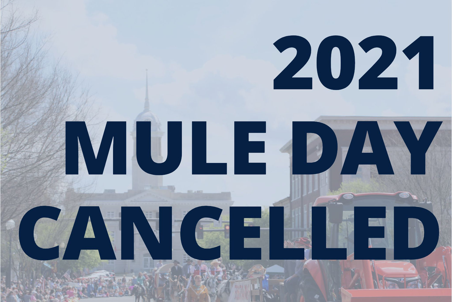 Mule Day 2021 cancelled because of COVID concerns Sparta Live